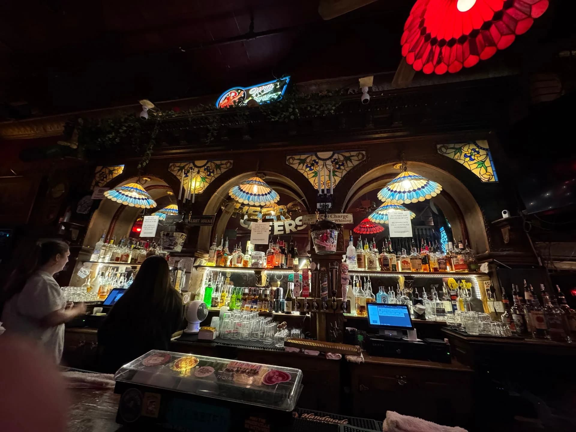 The haunted bar at The Alaskan Hotel and Bar
