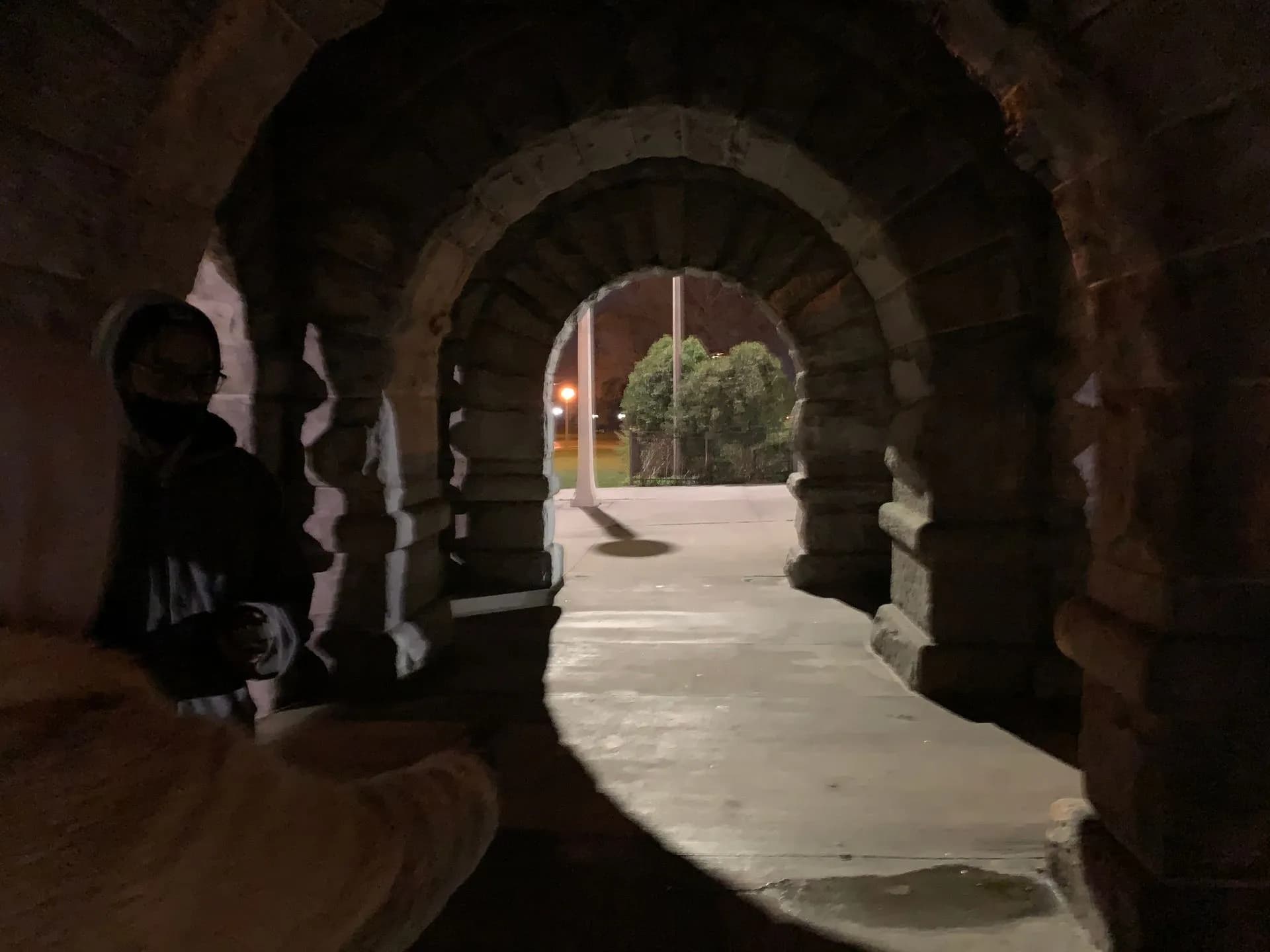 A spooky tunnel in Chicago's Lincoln Park