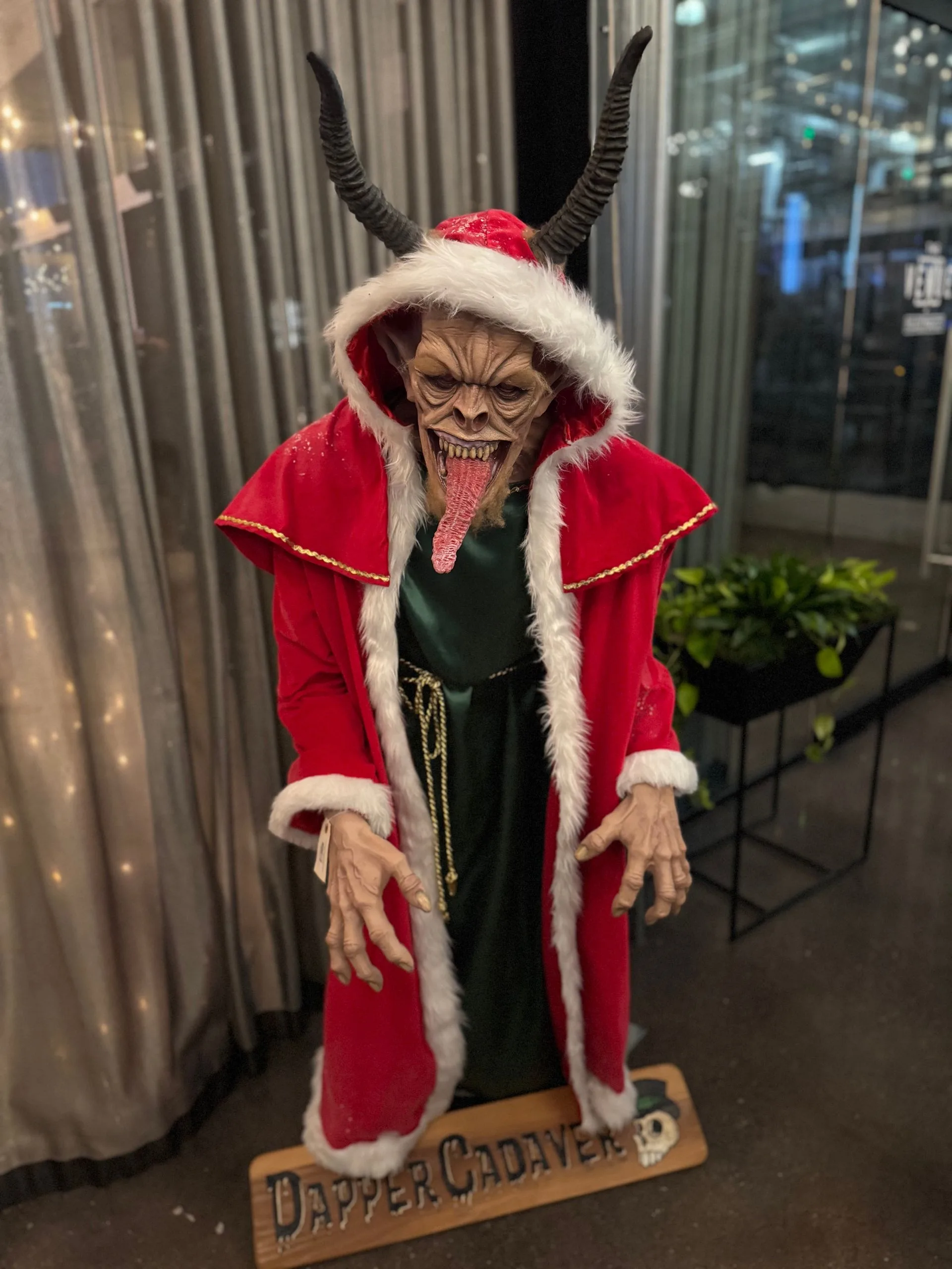 Krampus statue from Dapper Cadaver, a Milwaukee Krampusnacht Vendor