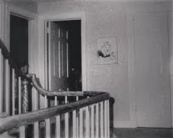 The ghost boy photo take during the Warrens investigation of the Amityville house