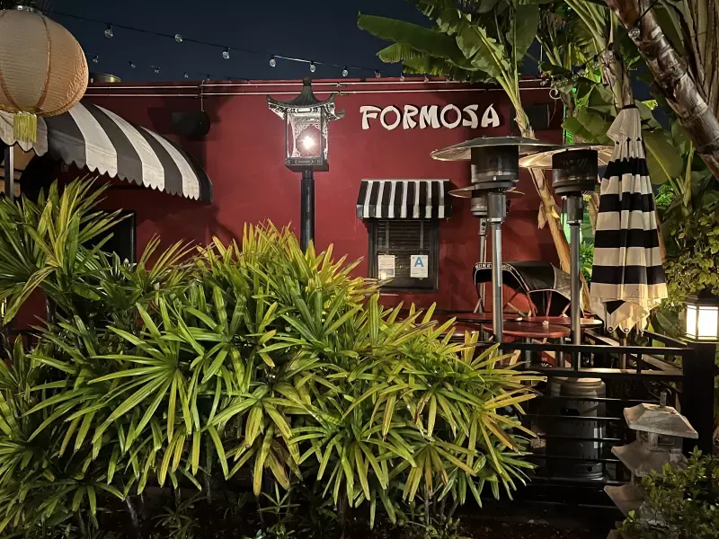 The Formosa Cafe in West Hollywood, California