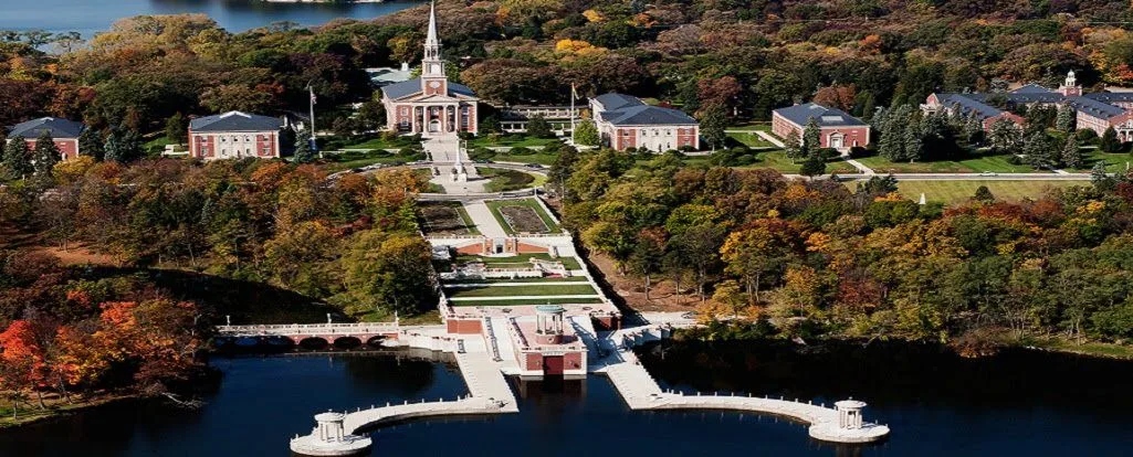 University of St MAry of the Lake which houses the Mundelein Seminary