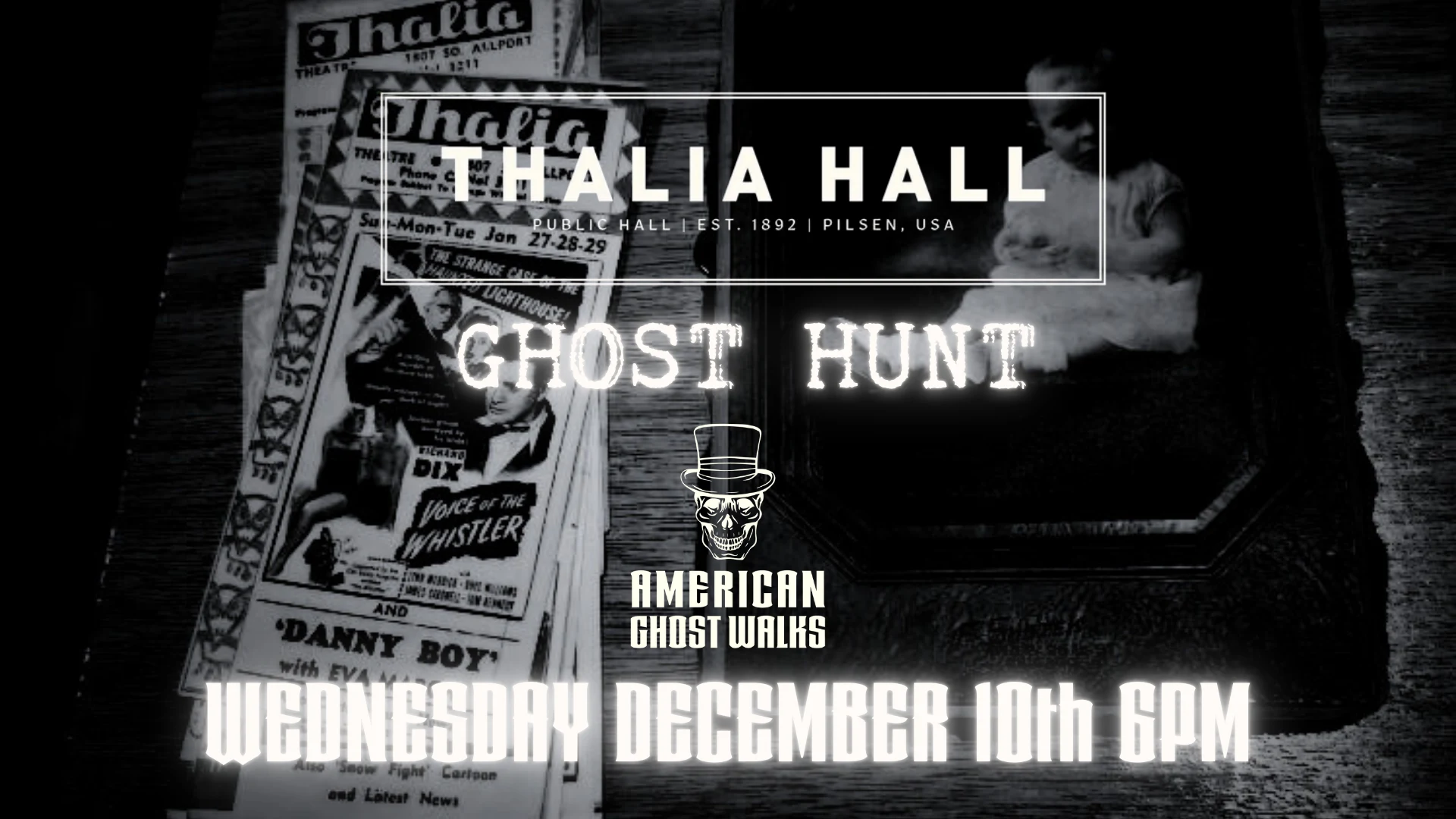 Thalia HAll Ghost Hunt ad