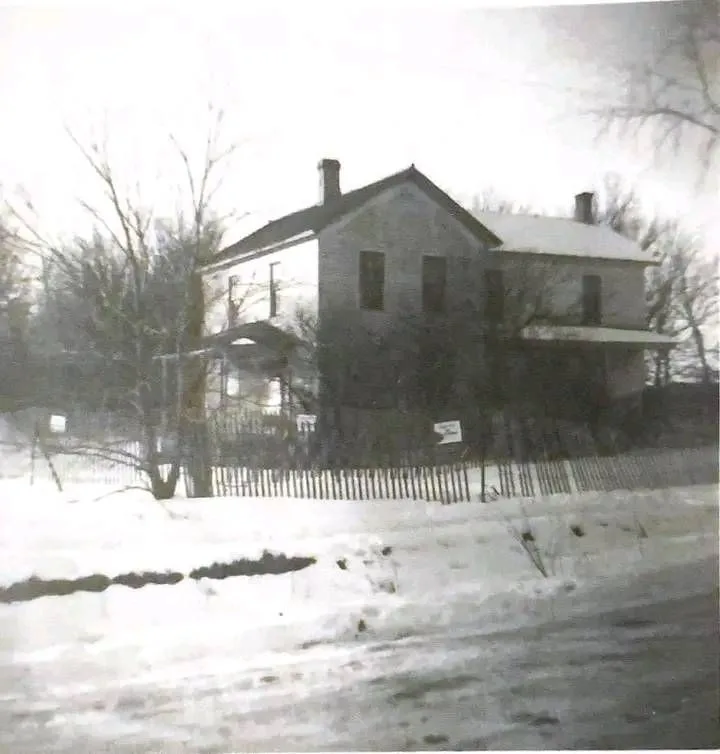 Ed Gein's farmhouse in 1957