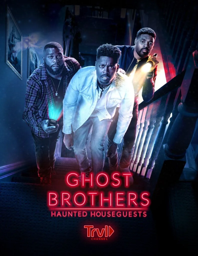 Ghost brothers haunted house guests movie poster