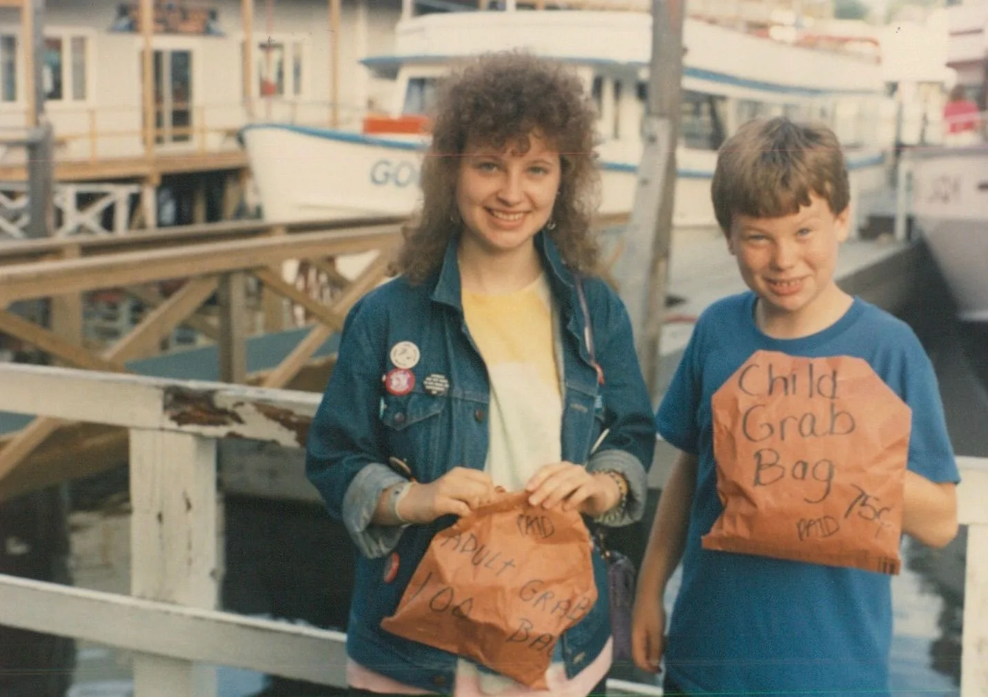 On vacation in Maine in the 1988