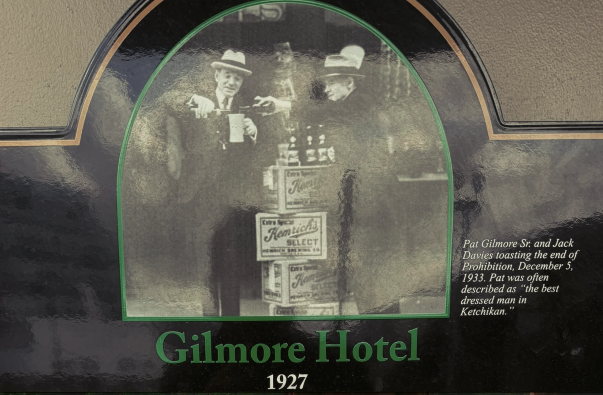 Pat Gilmore from the Gilmore Hotel Historical Marker