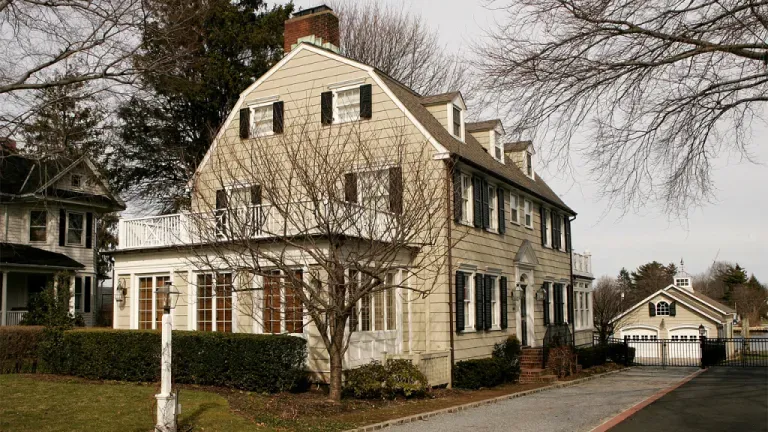 The house at Amityville in the 1970s