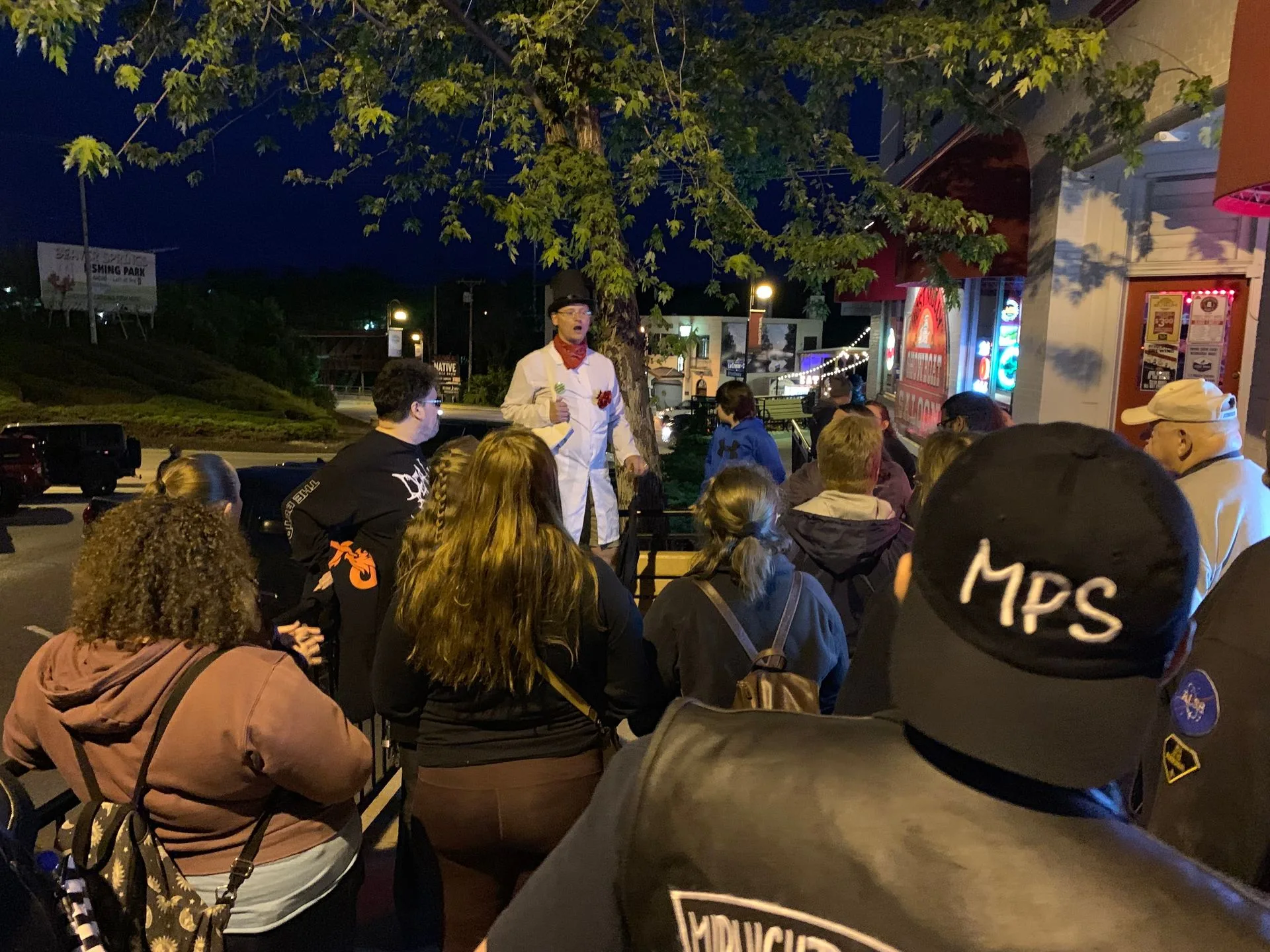 A ghost tour in the Wisconsin Dells