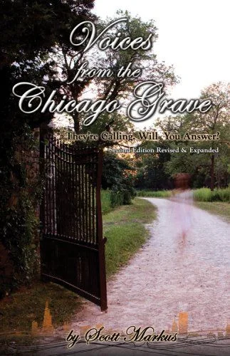 A book cover for voices from the chicago grave