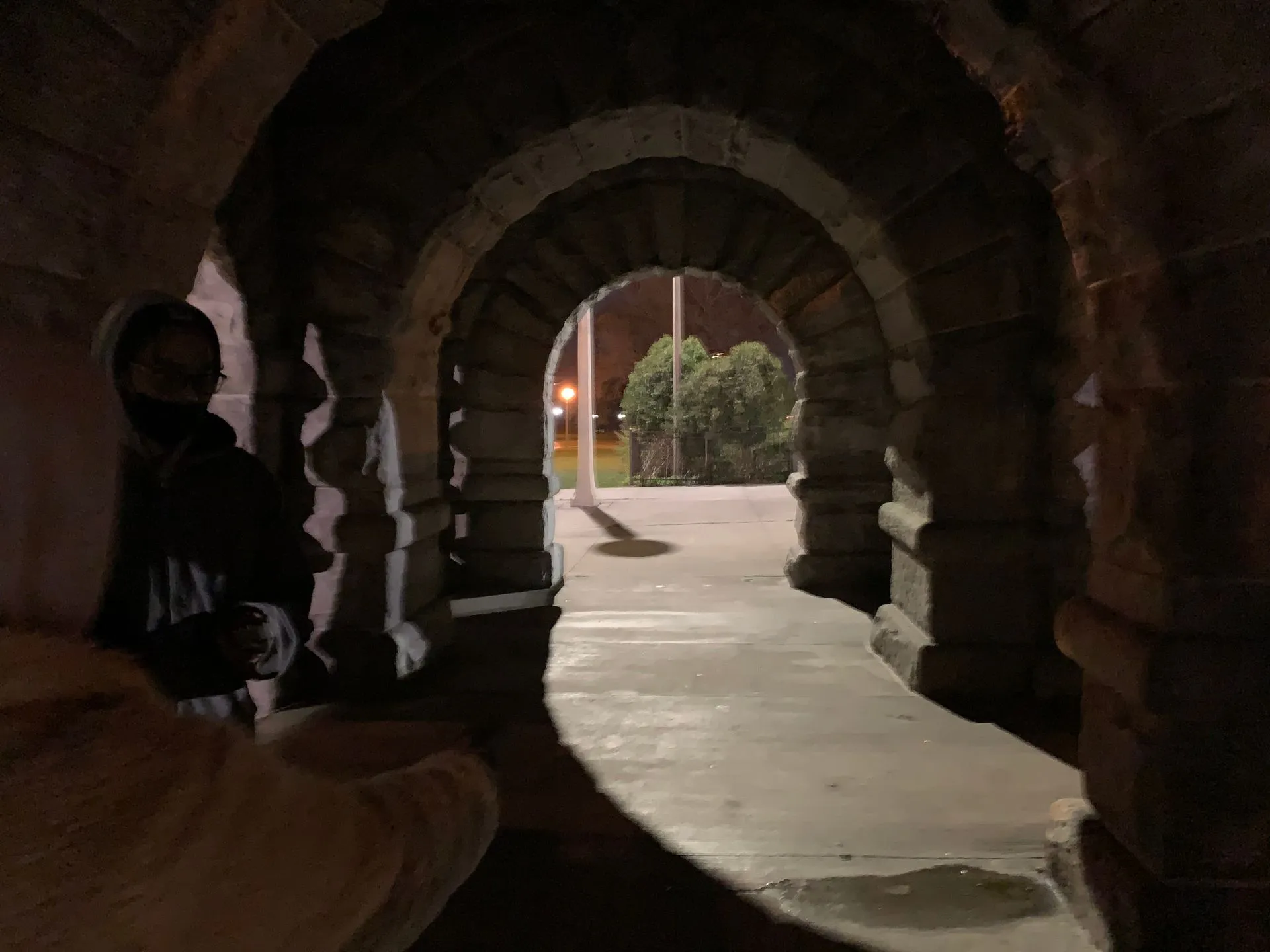 A spooky tunnel in Chicago's Lincoln Park