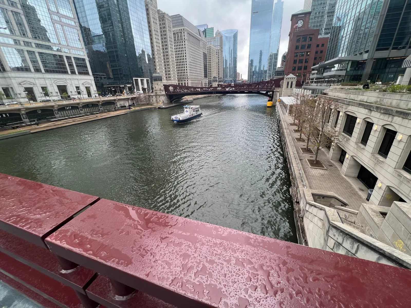 At the site of the Eastland Disaster on the Chicago River